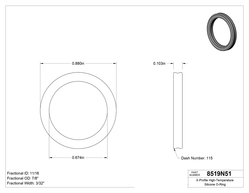 Technical drawing - 8519N51